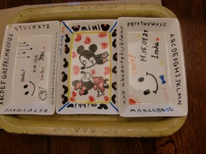 完成した楽焼き