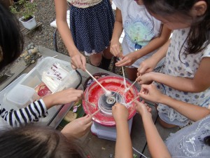 わたがし作り 2